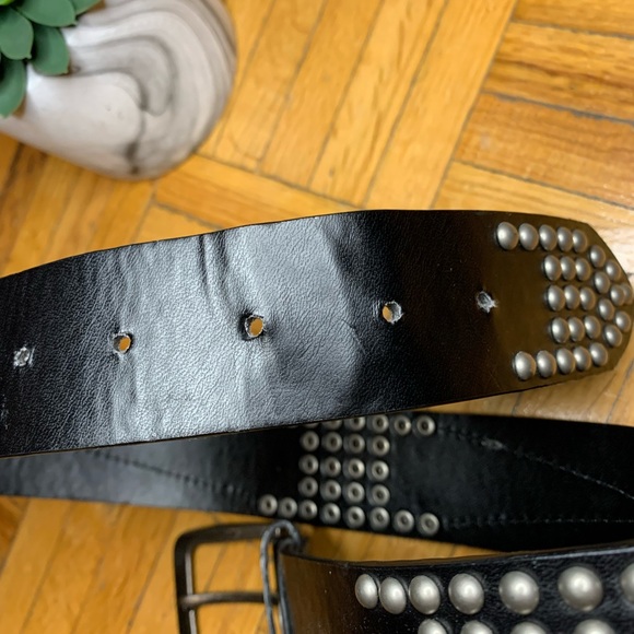 Faux Leather Studded Kids Belt - Picture 4 of 7